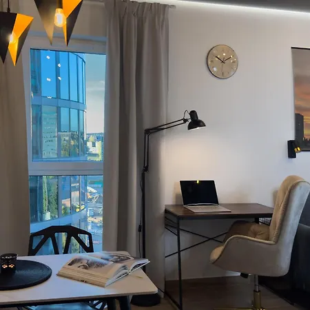 Апартаменты Urban Global Premium, 10th Floor No 05, Free Garage, Self Check-in, No Deposit Катовице